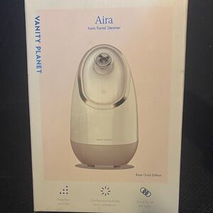 Vanity Planet Aira Ionic Facial Steamer - Rose Gold